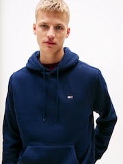 Tommy Jeans Blue Flag Hoodie - Image 4 of 7