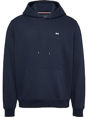 Tommy Jeans Blue Flag Hoodie - Image 5 of 7