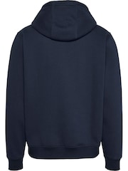 Tommy Jeans Blue Flag Hoodie - Image 6 of 7