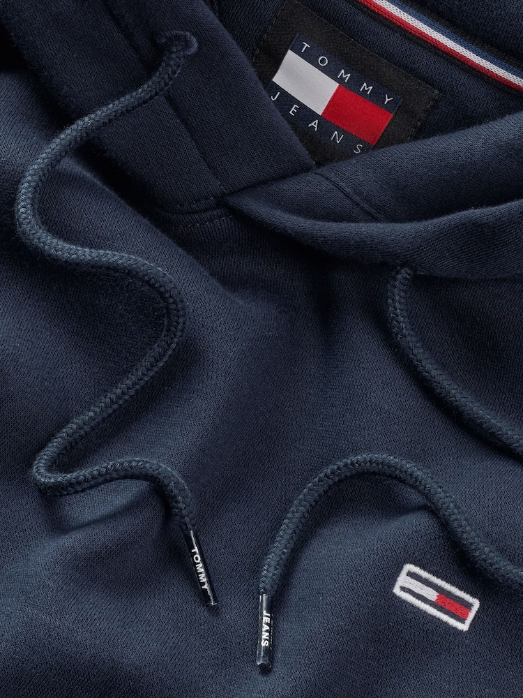 Tommy Jeans Blue Flag Hoodie - Image 7 of 7