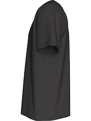 שחור - Tommy Jeans חולצת טי עם לוגו, %100 כותנה - Image 4 of 5