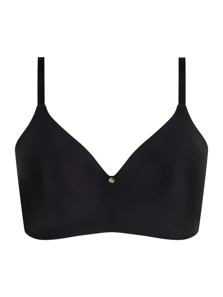 Negro - Chantelle C Jolie Smooth Non Wired T-Shirt Bra - Imagen 4 de 4