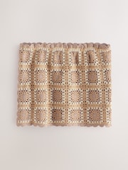 Gold Sparkle Crochet Square Patch Bandeau Boobtube - Image 5 of 7
