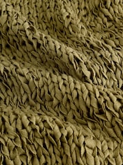 Green Olive Knitted Stitch Crew Neck Vest - Image 6 of 6
