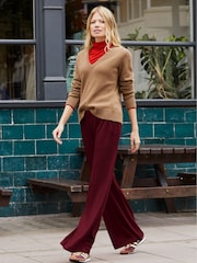 Baukjen Red Palazzo Trousers - Image 2 of 5