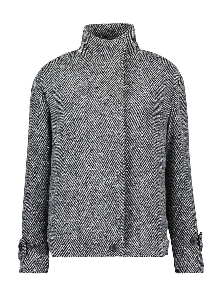 Baukjen Janine Wool Blend Short Black Coat - Image 3 of 3