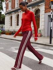 Baukjen Red Tippi Side Stripe Trousers - Image 2 of 6