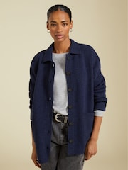 Baukjen Blue Bay Wool Blend Knitted Jacket - Image 4 of 5