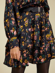 Baukjen Mini Isolde Printed Black Dress - Image 3 of 5
