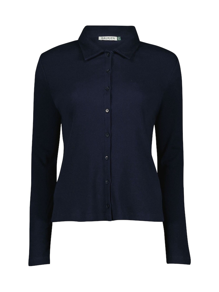 Baukjen Blue Susan 100% Cotton Button Down Top - Image 4 of 4