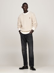 Negro - Vaqueros rectos Mercer de Tommy Hilfiger de corte regular - Imagen 3 de 4
