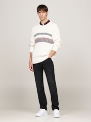 Tommy Hilfiger Black Slim Bleecker Straight Jeans - Image 2 of 4