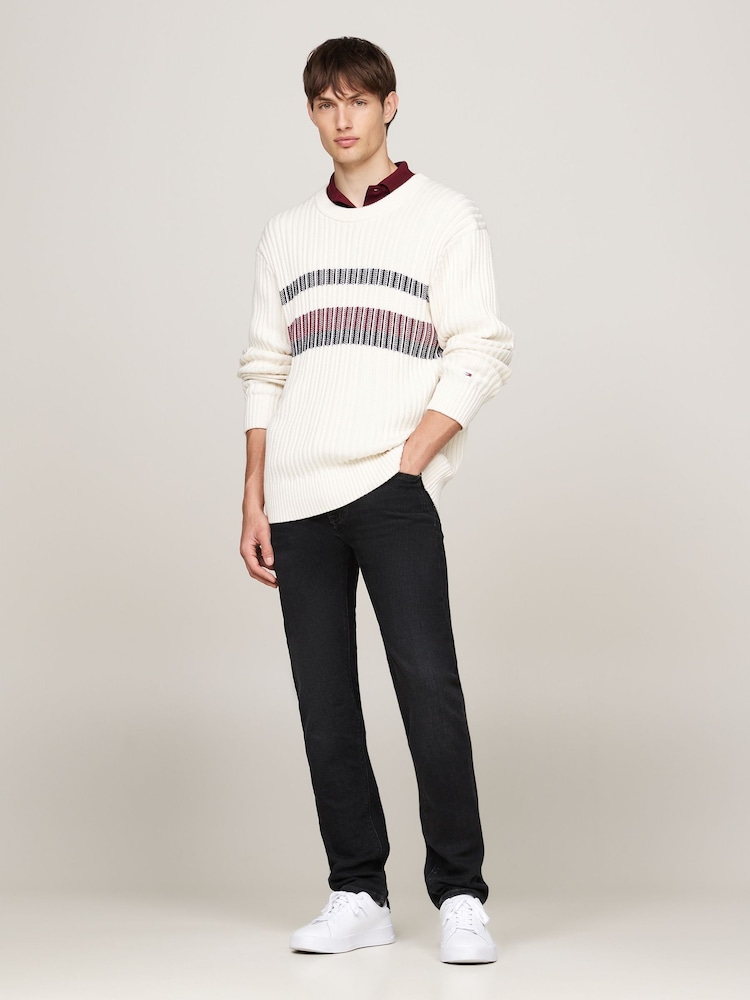 Tommy Hilfiger Black Slim Bleecker Straight Jeans - Image 2 of 4