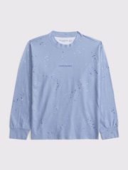 Abercrombie & Fitch Embroidered Logo Long Sleeve 100% Cotton Top - Image 1 of 1