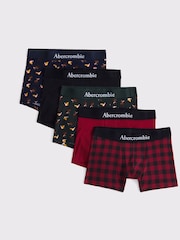 rdeča - Abercrombie & Fitch boksarice 5 Pack - Slika 1 iz 3