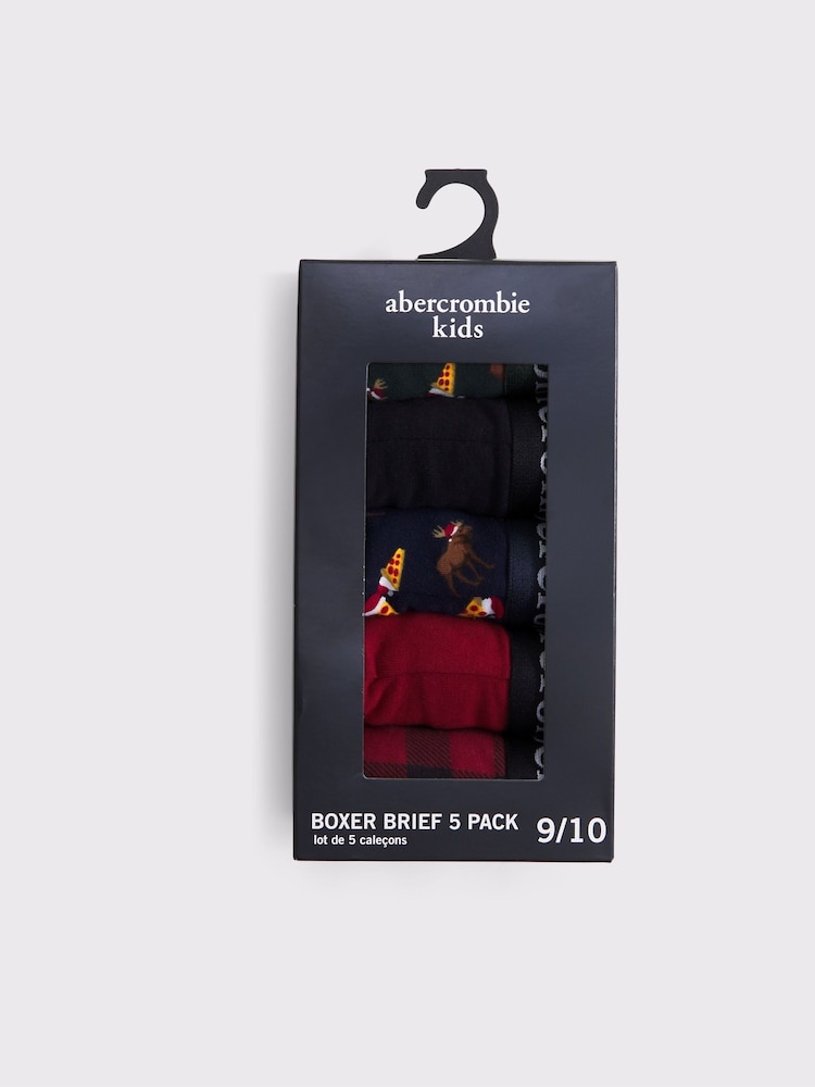 rdeča - Abercrombie & Fitch boksarice 5 Pack - Slika 2 iz 3