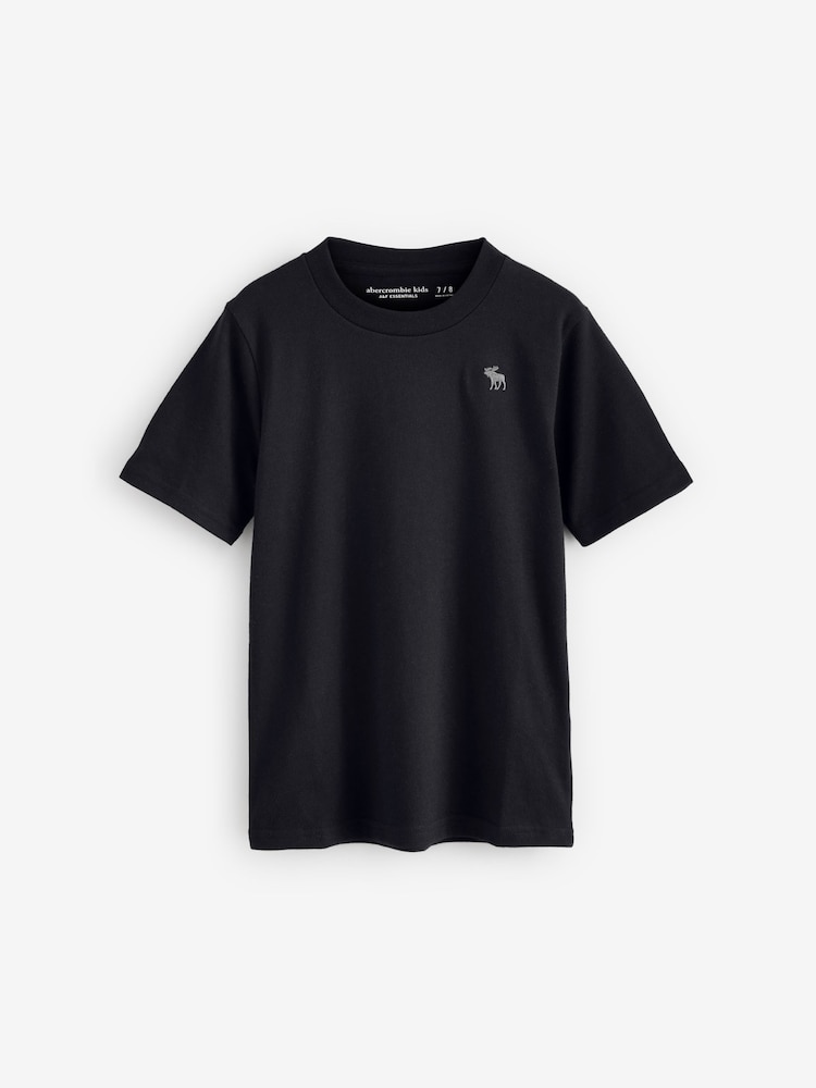 Abercrombie & Fitch Mavi Logo Uzun Kollu 100% Pamuklu Üst 3 Paket - Image 3 of 6