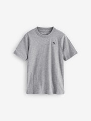 Abercrombie & Fitch Mavi Logo Uzun Kollu 100% Pamuklu Üst 3 Paket - Image 4 of 6
