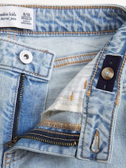 Abercrombie & Fitch Blue Light Wash Barrel Shape Denim Jeans - Image 2 of 3