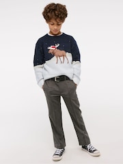 Abercrombie & Fitch Blue Knitted Christmas Jumper - Image 3 of 6