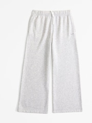 Abercrombie & Fitch Grey Low Rise Wide Leg Joggers - Image 1 of 1