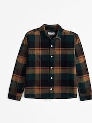 Abercrombie & Fitch Natural 100% Cotton Flannel Check Shirt - Image 1 of 1