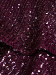 Abercrombie & Fitch Red Sequin Occasion Party Skirt - Image 2 of 2