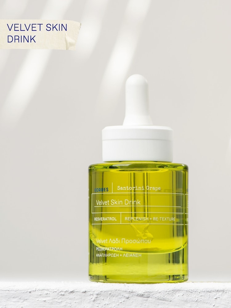 Korres Santorini Grape Velvet Drink 30ml - Image 1 of 1 Korres Santorini Grape Velvet Drink 30ml - Image 1 of 1
