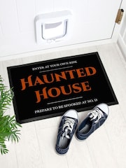 Personalised Halloween Pumpkin Patch Indoor Doormat by Treat Republic - Image 1 of 4