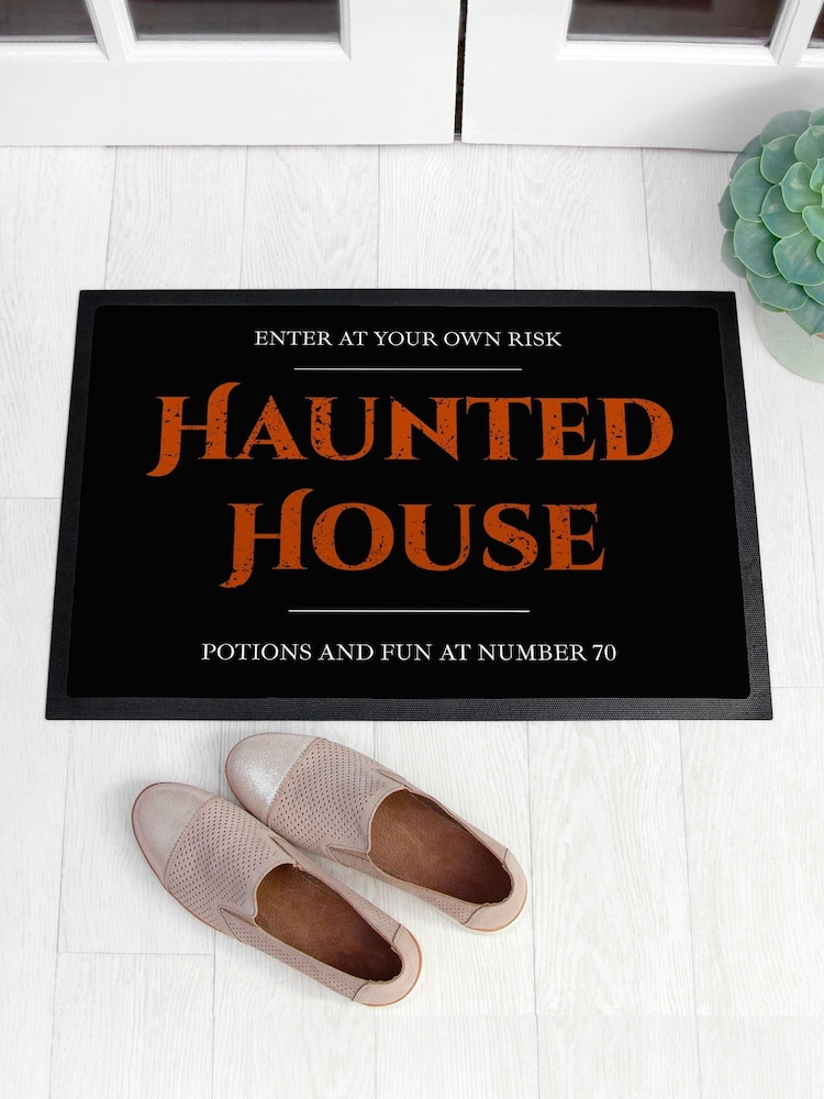 Personalised Halloween Pumpkin Patch Indoor Doormat by Treat Republic - Image 2 of 4