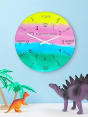 Personalised Childrens Wall Clock by Treat Republic - Image 3 of 4