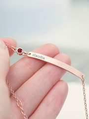 Personalised Swarovski Crystal Bracelet by Treat Republic - Image 1 of 4