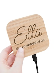 Personalised Wireless Charging Pad by Treat Republic - Image 2 of 5