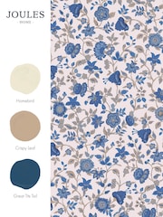 Joules Cream or Blue Trailing Scot Cream/Blue A4 Wallpaper Sample - Image 4 of 4