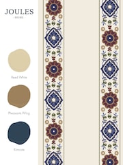 Joules Cream or Multi Grove Border Cream/Multi A4 Wallpaper Sample - Image 3 of 4