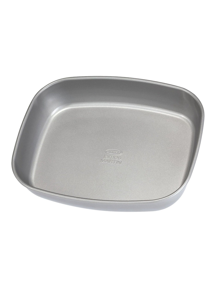 Stellar James Martin Grey Bakers Collection 25x22cm Non-Stick Roasting Tray - Image 2 of 3