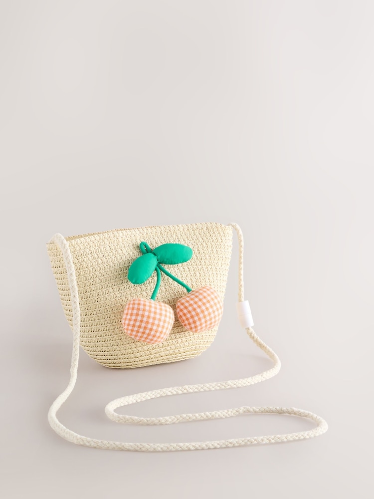 Cream Cross-Body Cherry Bag - Image 4 of 8