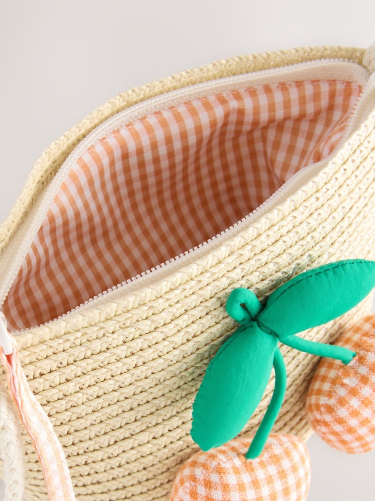 Cream Cross-Body Cherry Bag - Image 6 of 8