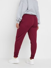 Yours Curve Red Elasticated Joggers - Image 3 of 5