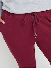 Yours Curve Red Elasticated Joggers - Image 4 of 5
