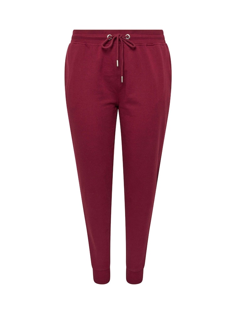 Yours Curve Red Elasticated Joggers - Image 5 of 5