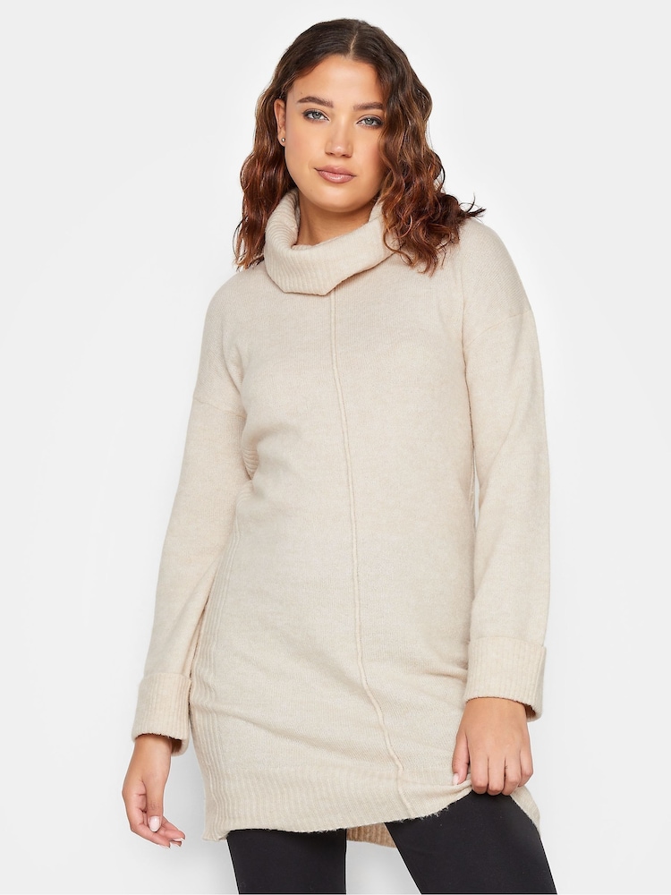 Long Tall Sally Pink Boxy Roll Tunic - Image 1 of 4