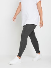 Yours Curve Grey Leggings 2 Pack - Image 3 of 8