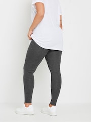 Yours Curve Grey Leggings 2 Pack - Image 4 of 8
