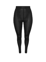 Yours Curve Black Leggings 2 Pack - Image 8 of 8