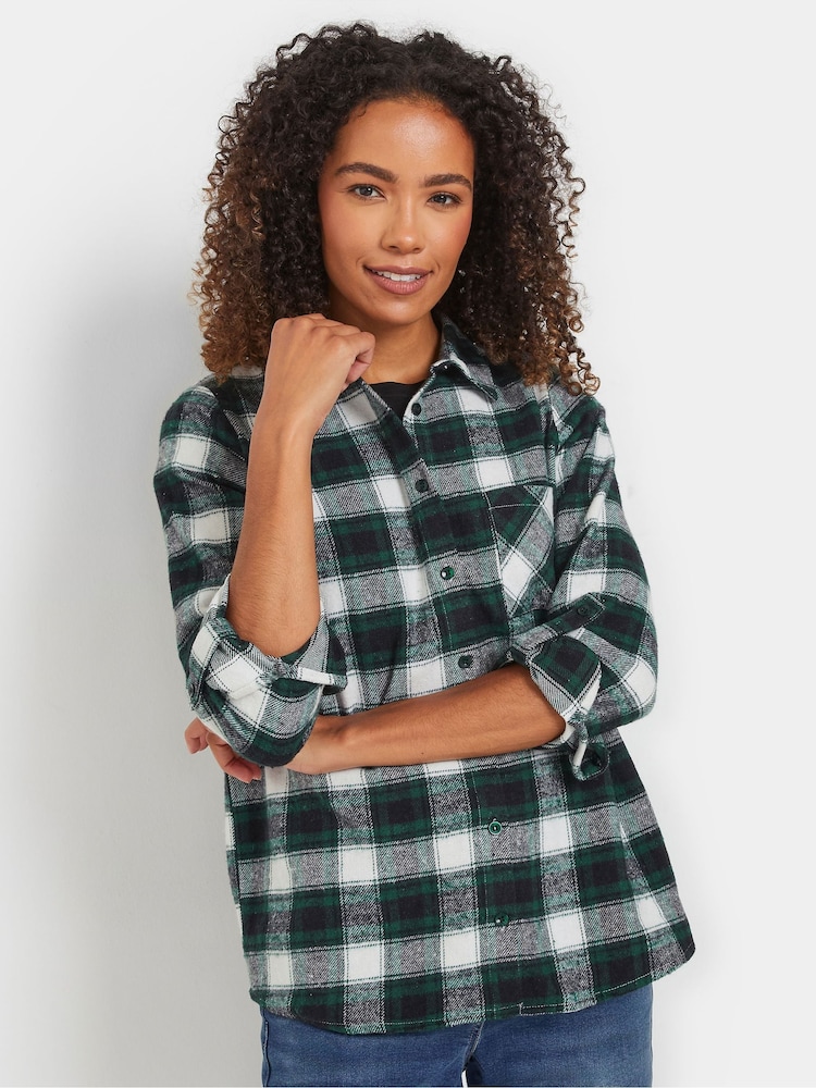 M&Co Green Check Shirt - Image 1 of 5