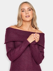 Long Tall Sally Purple Bardot Tunic - Image 4 of 4