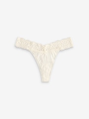 Calvin Klein White Logo Thong - Image 5 of 5