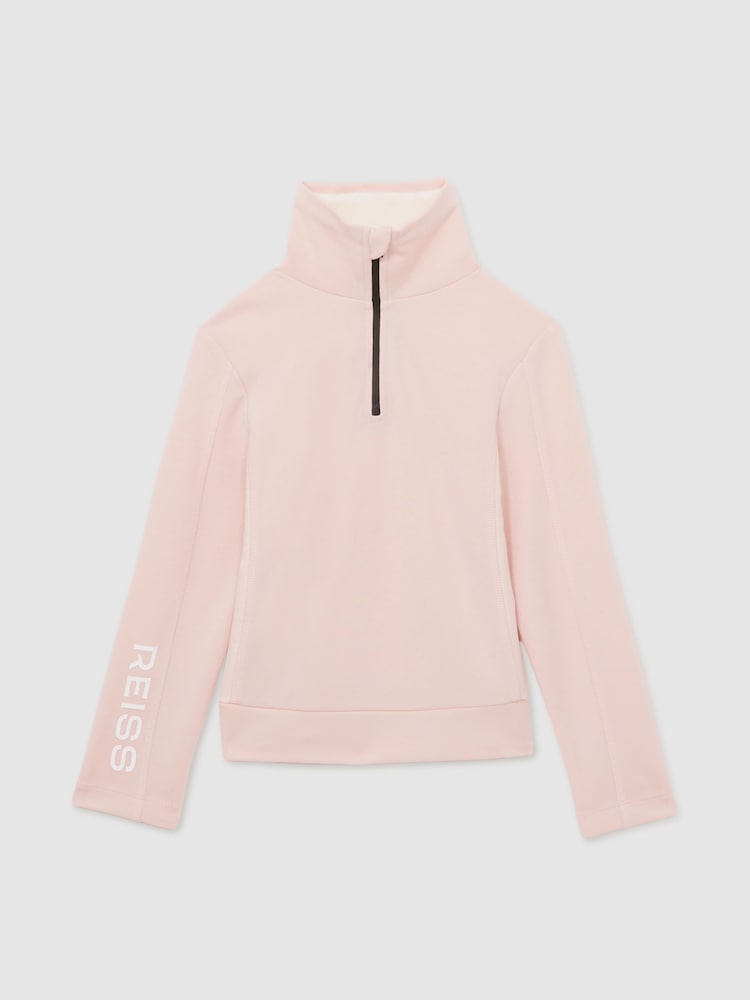 Rosa - Reiss Brina Funnel Neck Base Layer Top - Imagen 2 de 4