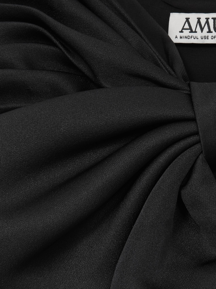 Amur Satin Babydoll Bow Dress - Image 6 of 6
